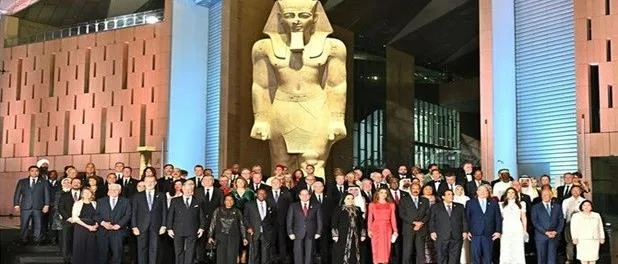 The opening ceremony of the Grand Egyptian Museum